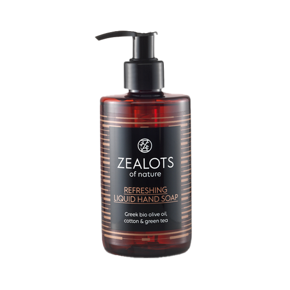 Hand wash liquid - Zealots green tea 250ml (Doos van 9 stuks)